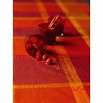 Nappe rectangulaire Mille Wax Ketchup 2,50 m enduite Garnier Thiebaut